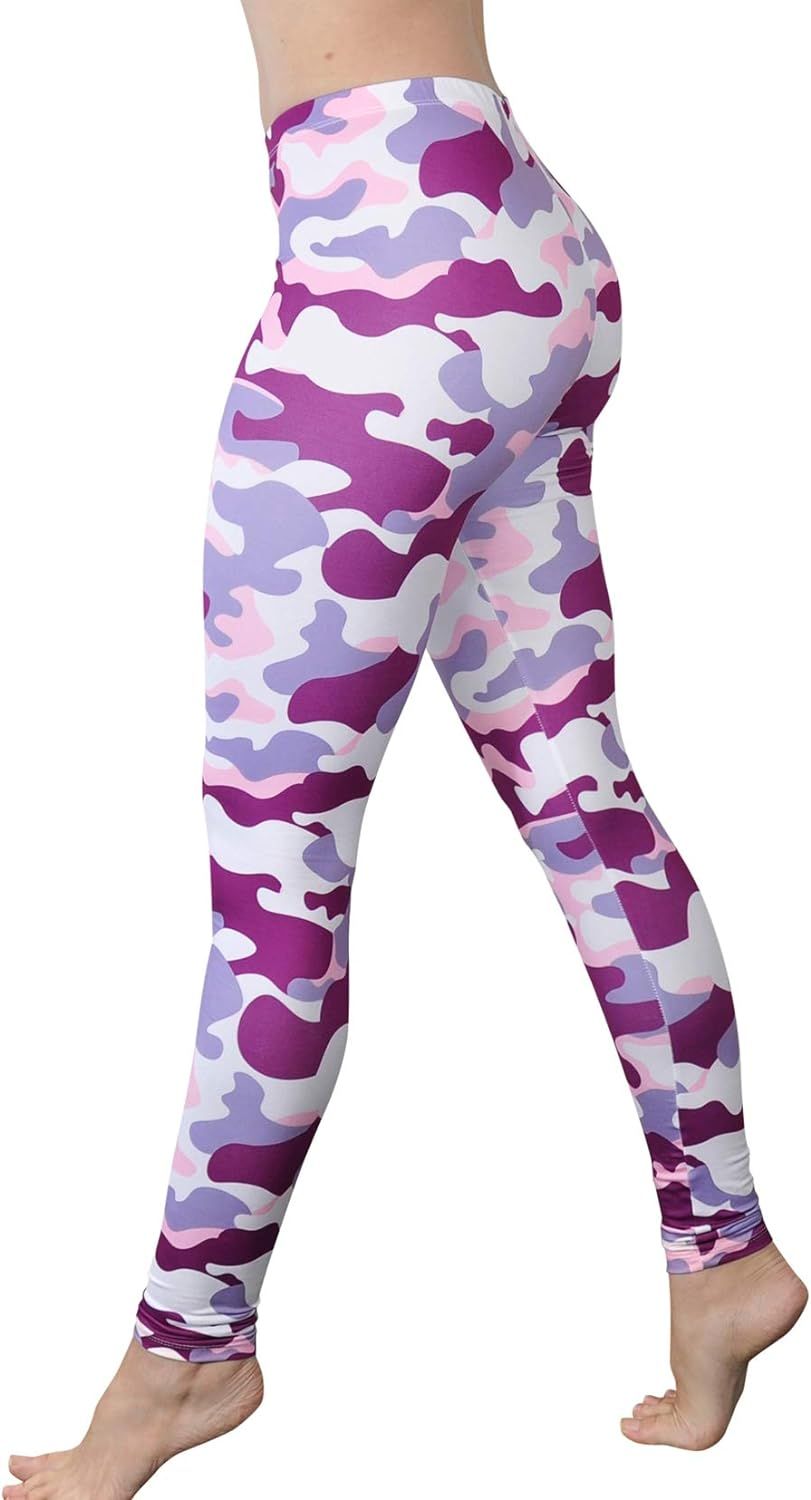 Comfy Yoga Pants – Soft Printed Workout Leggings for Women - Fun Lightweight Printed Yoga Leggings | Amazon (US)
