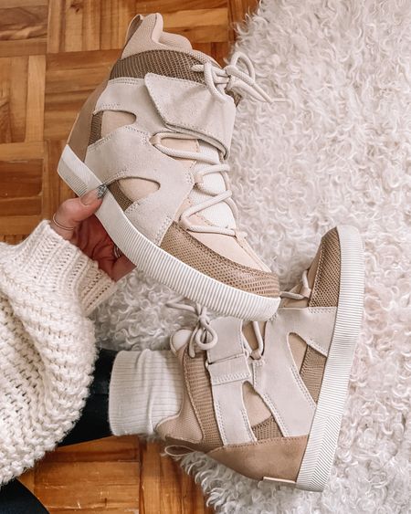 Neutral sneaker wedge boots - waterproof, warm, and so comfy! Fits TTS.

Chunky sneakers, dad sneakers, winter fashion, casual style 


#LTKSeasonal #LTKshoecrush #LTKFind