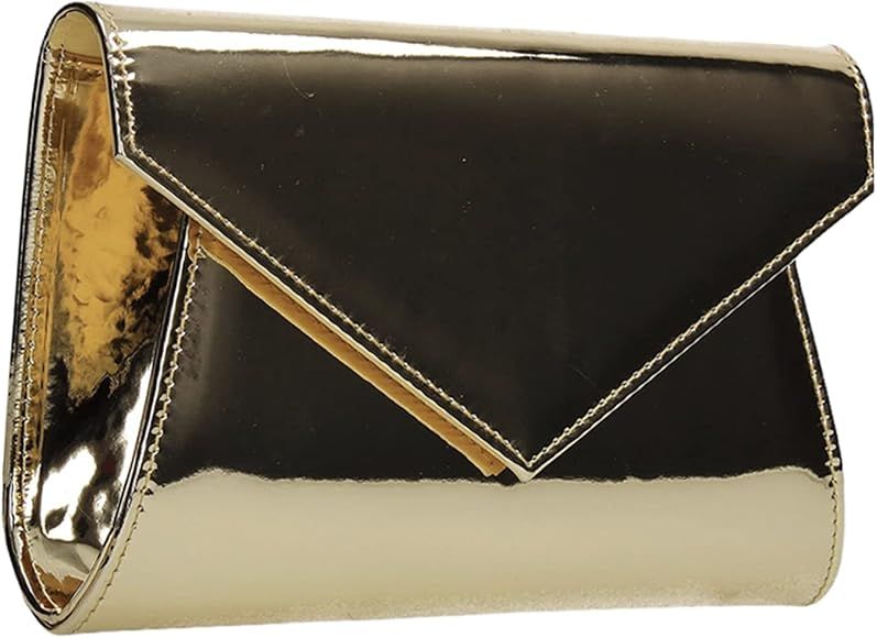 LeahWard Women's Envelope Clutch Purse Patent Evening Shoulder Bags Handbag 103 | Amazon (UK)