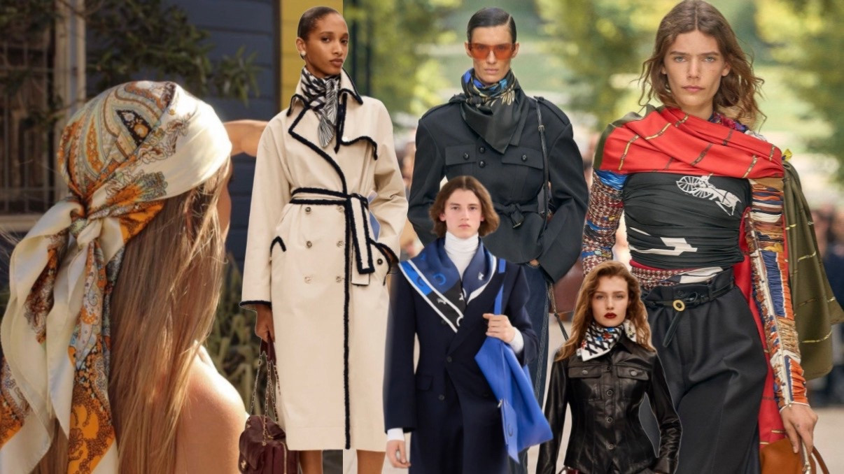 Fashion trends spring summer 2026
Scarfs
Silk scarfs