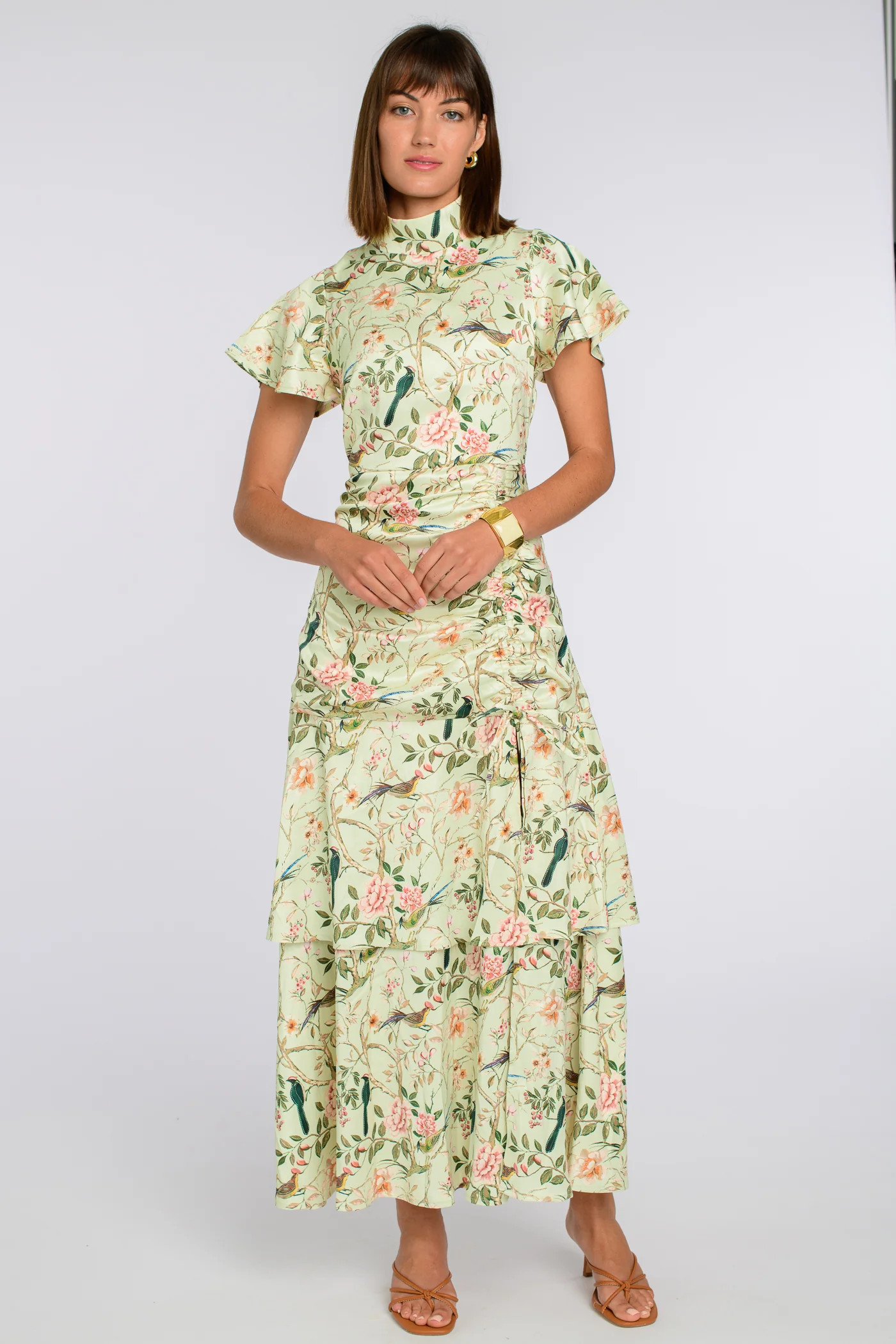 Mackenzie Dress in Chinoiserie Pear | Elizabeth James The Label