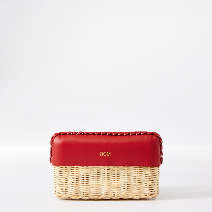 Seaside Wicker Clutch | Mark and Graham