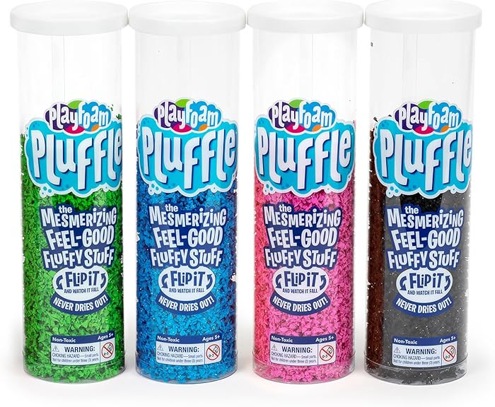 Educational Insights Pluffle® 4-Pack - Sensory Bin Foam Set, No Mess Alternative to Sand Toys & ... | Amazon (US)