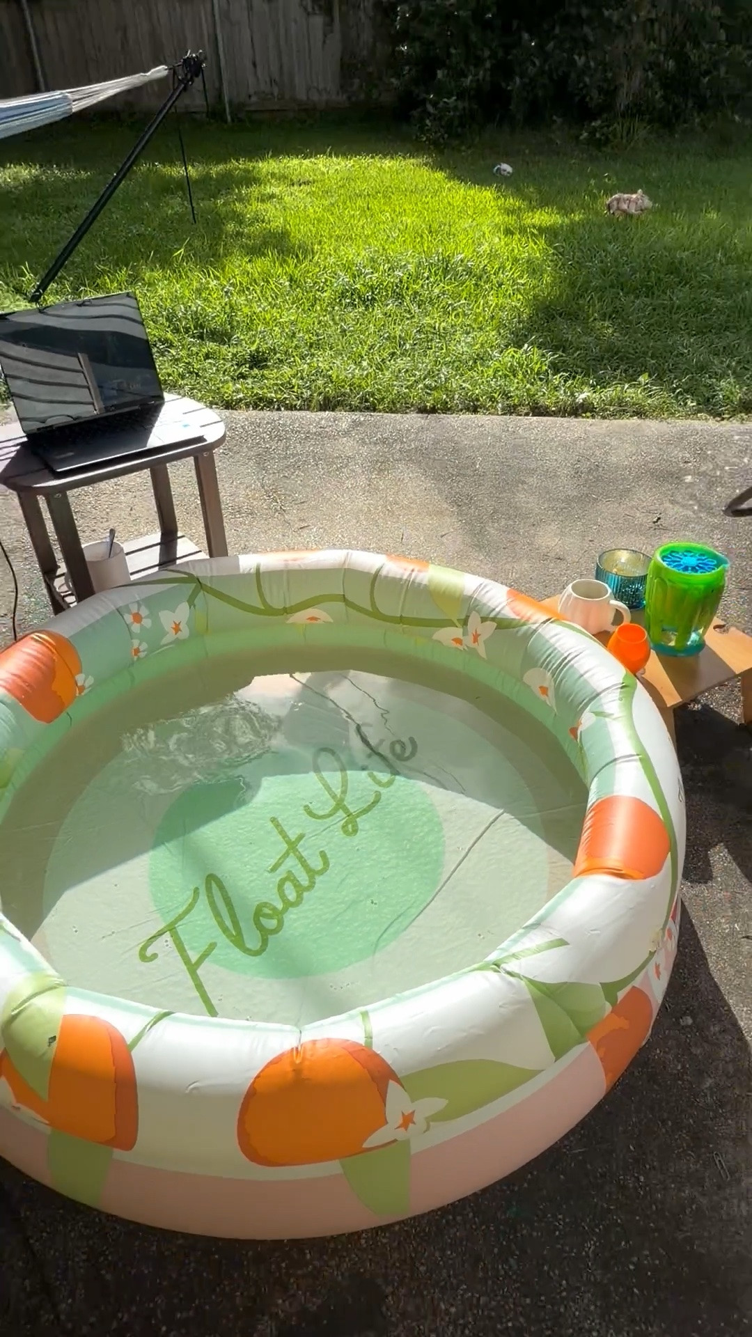 Float life pool +
Bubbles +
Patio furniture

#LTKHome #LTKSeasonal #LTKSwim