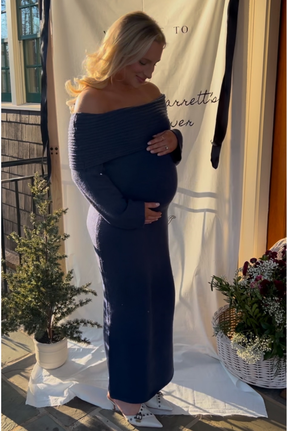 baby shower dress from my Ralph Lauren inspired baby shower 🧸🫶🏼 

#LTKFindsUnder100 #LTKBump