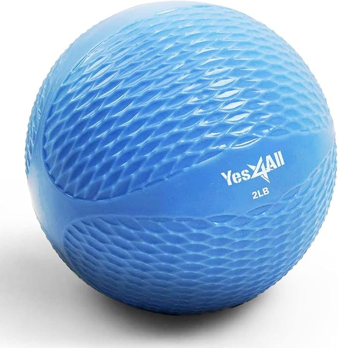 Yes4All Weighted Toning Balls for Exercise, Soft Medicine Balls for Exercise, Pilates, Yoga, Bala... | Amazon (US)
