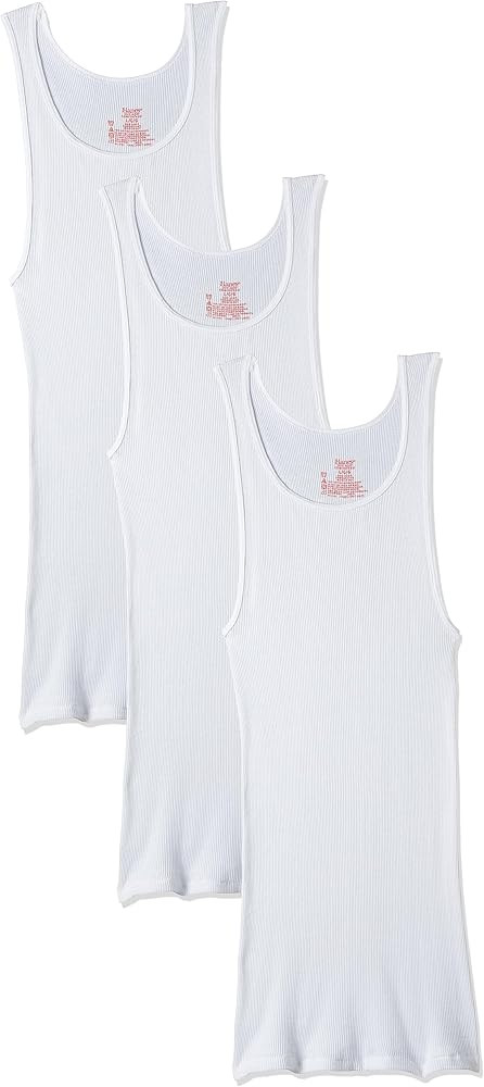 Hanes Ultimate Men's Tagless Tank-Multiple Packs and Colors | Amazon (US)