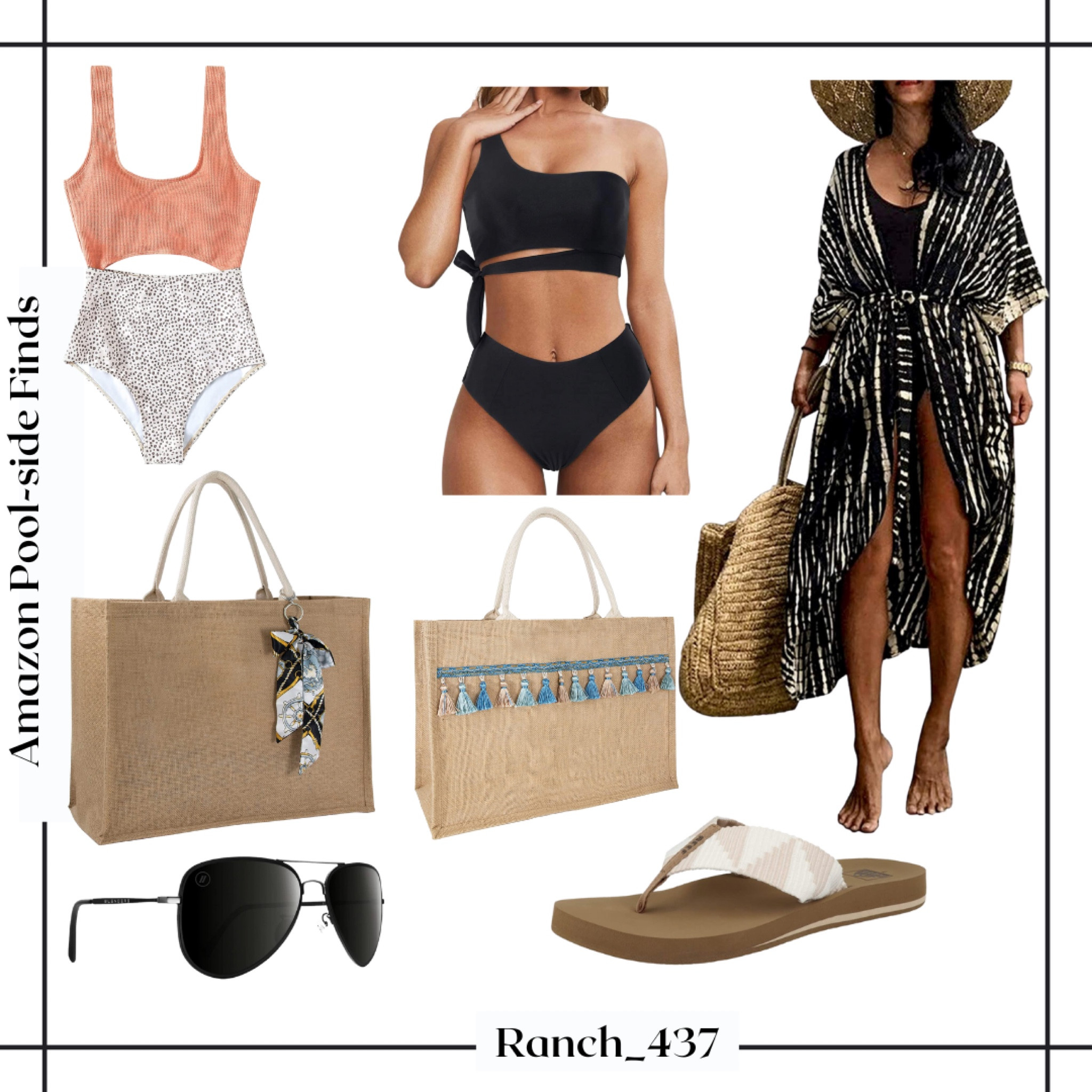 Amazon swim finds

Swimsuit, one piece bathing suit, swimsuit coverup, pool bag, beach bag, sandals, flip flops, blender sunglasses, summer, beach, pool 

#LTKSeasonal #LTKswim #LTKtravel