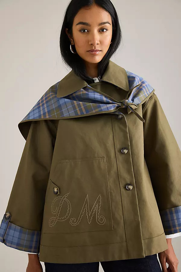 Damson Madder Jerry Short Trench Coat | Anthropologie (US)