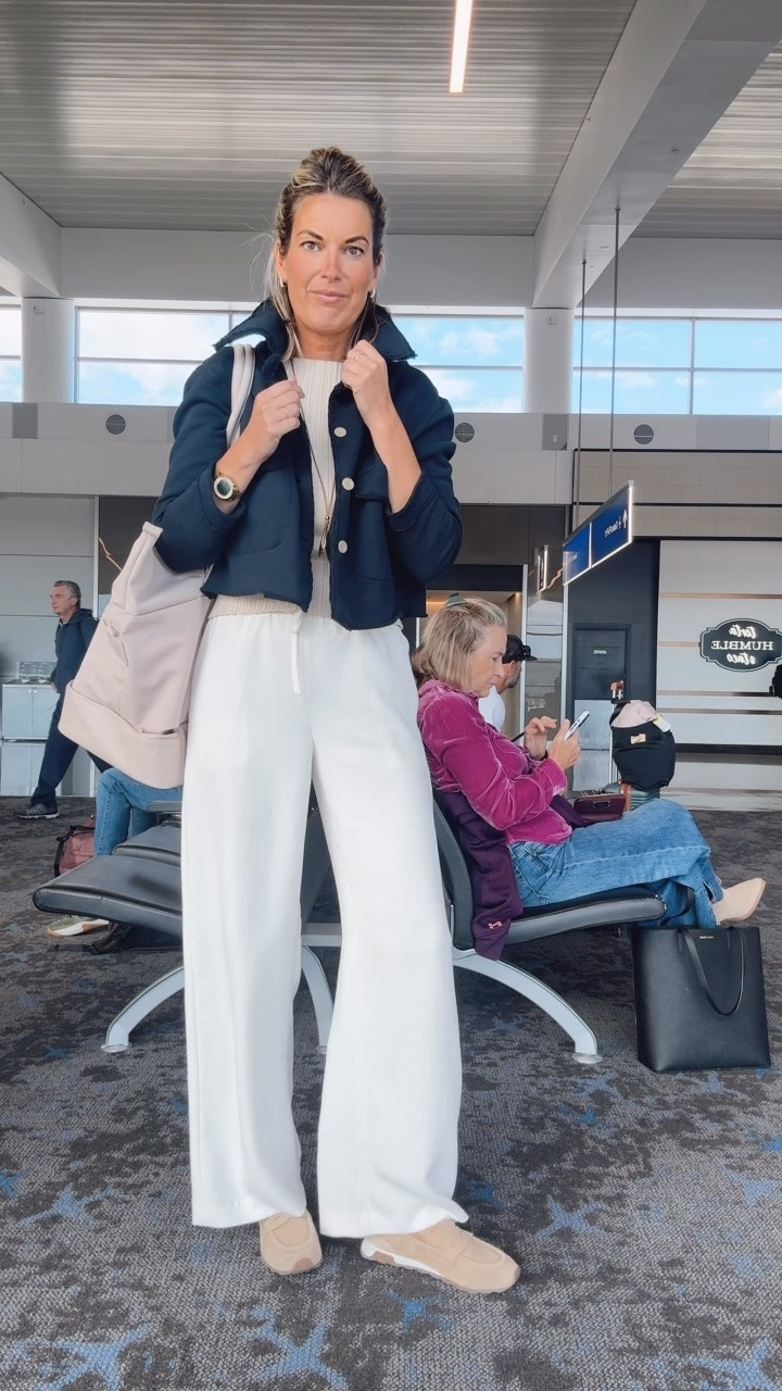 Travel outfit.  Non wrinkle pants in small tall. Sharing a save option.  Small top.

#LTKOver40 #LTKTall #LTKTravel