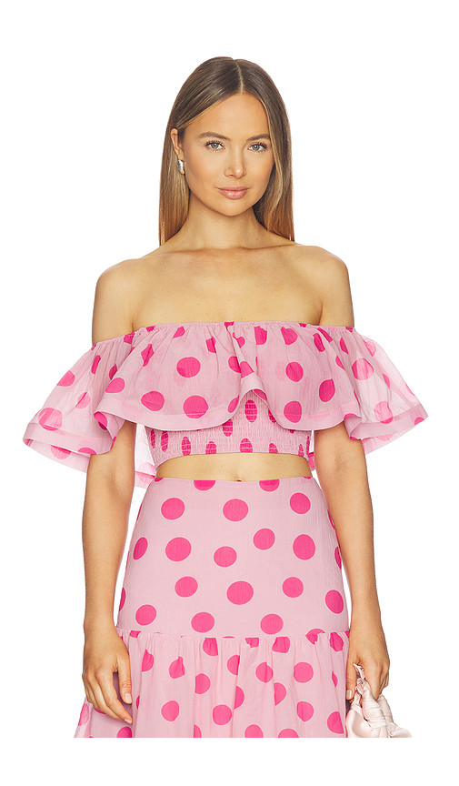 ELLIATT Sola Top in Pink. Size S. Also in L, M, XL, XS. | Revolve Clothing (Global)