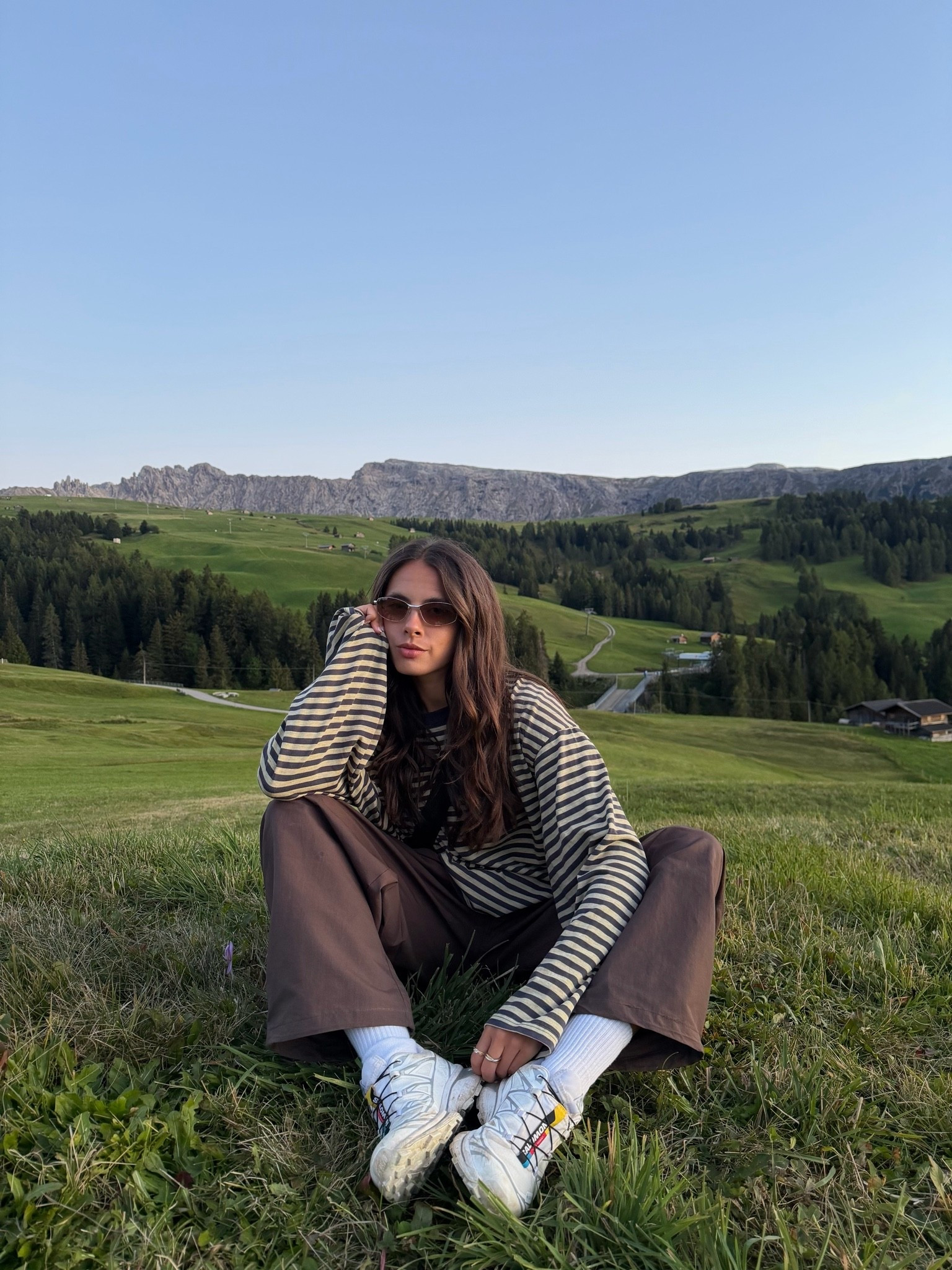 Stripe top - Lioness on @ASOS 
Trousers - Good Lids, couldn’t link so linked a great alternative from Free People 
Shoes - Gortex Salomon XT6 
Sunglasses - Le specs (couldn’t link sadly) 

#hikingoutfit #hikingfashion

#LTKautumn #LTKtravel