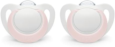 NUK Newborn Orthodontic Pacifiers, Girl, 0-2 Months, 2-Pack | Amazon (US)