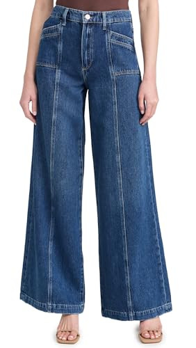 PAIGE Women's Portia Jeans, Bronx, Blue, 28 Regular | Amazon (US)