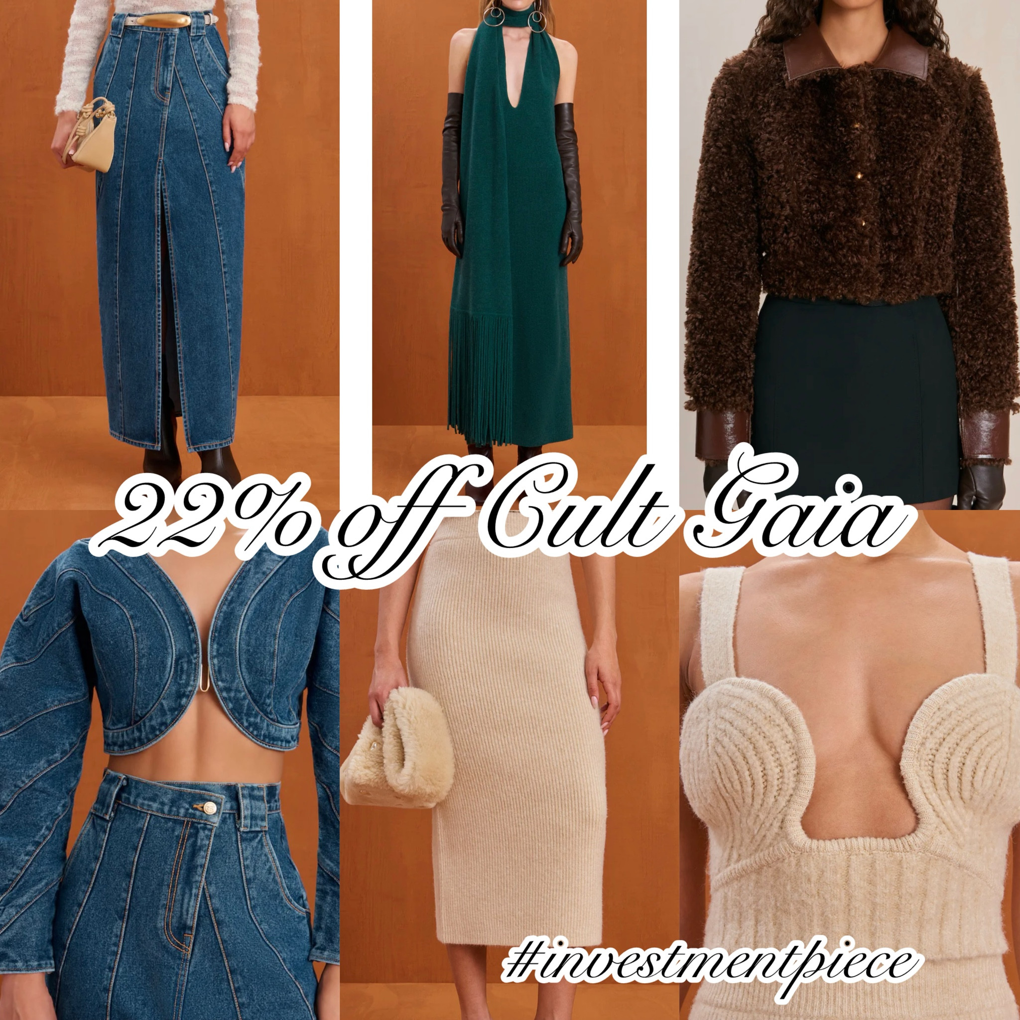 Denim sets. Knit sets. Dresses. Shearling. All 22% off for #singlesday @cultgaia #investmentpiece 

#LTKStyleTip #LTKSeasonal #LTKSaleAlert