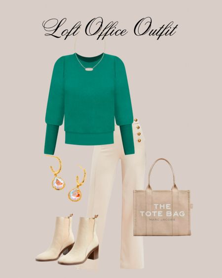 Office outfit ideas from @loft 
@marcjacobs tote 


#LTKstyletip #LTKworkwear #LTKfindsunder50