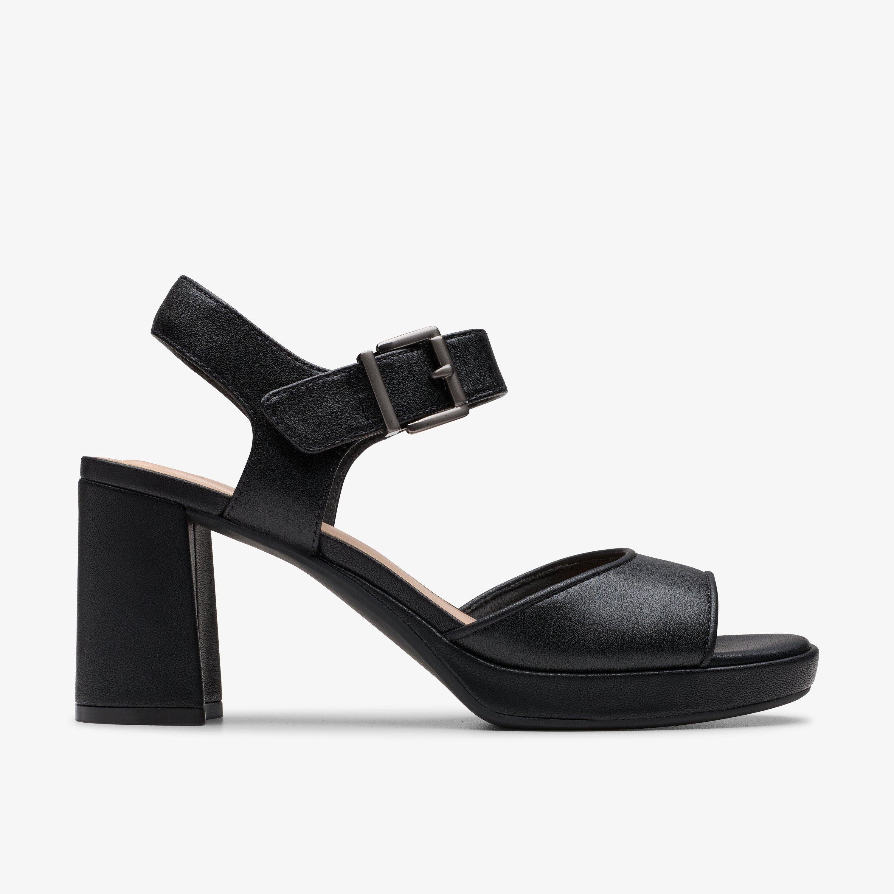 Women's  AmbyrLyn Faye Black Heeled Sandals | Clarks | Clarks (US)