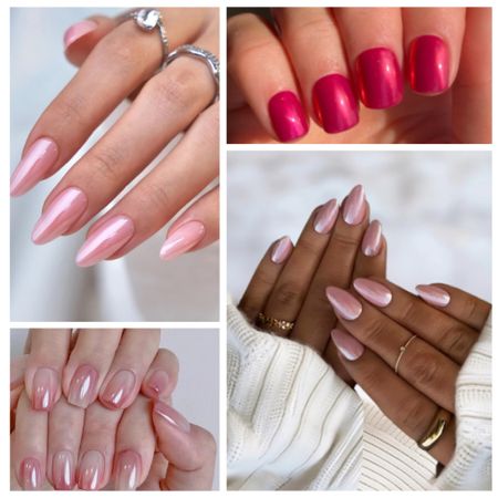 Glazed donut nails pink glazed nails

#LTKfindsunder50 #LTKbeauty