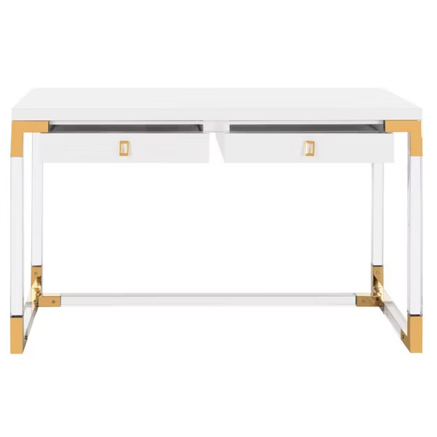 Dariela Acrylic Desk White - Safavieh | Target