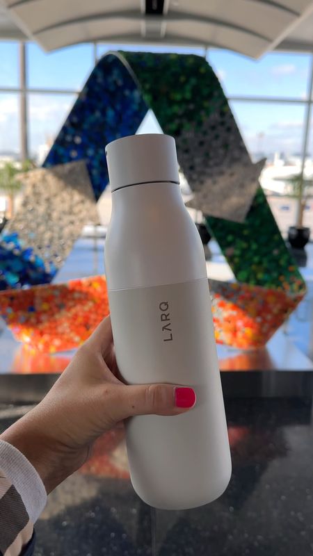 ♻️ Looking for a unique and customizable gift? Give the gift of sustainability! The LARQ Bottle PureVis™ is the world’s first self-cleaning water bottle and water purification system. 💦 You’ll never have to scrub a water bottle again!

The LARQ Bottle PureVis™ uses UV light 🔅 to clean your bottle at the touch of a button. The bottle intelligently turns on every 2 hours. 💙 The double-wall vacuum insulation keeps your water hot 🥵 for 12 hours and cold 🥶 for 24 hours. I loved taking it on my recent trip to Boston, and it will definitely be a staple in my carry on bag for next month’s Vegas trip. ✈️ 

♻️ This is a modern and chic gift idea for Mother’s or Father’s Day. You can even customize your bottle! 💗 Learn more about the PureVis™ UV cleaning technology on the @livelarq page or check out my @shop.LTK for my favorites.

From now until May 14, receive a free travel sleeve for your bottle with any purchase. #ad 

#LTKhome #LTKGiftGuide #LTKtravel