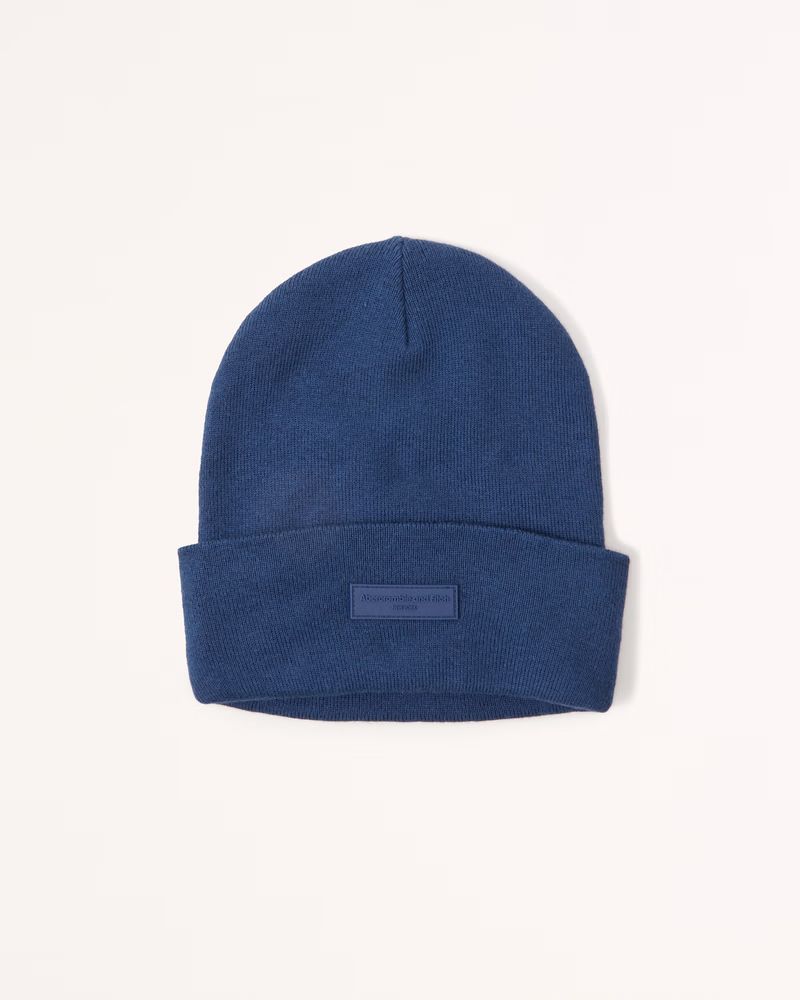 Men's Tall Logo Beanie | Men's Accessories | Abercrombie.com | Abercrombie & Fitch (US)