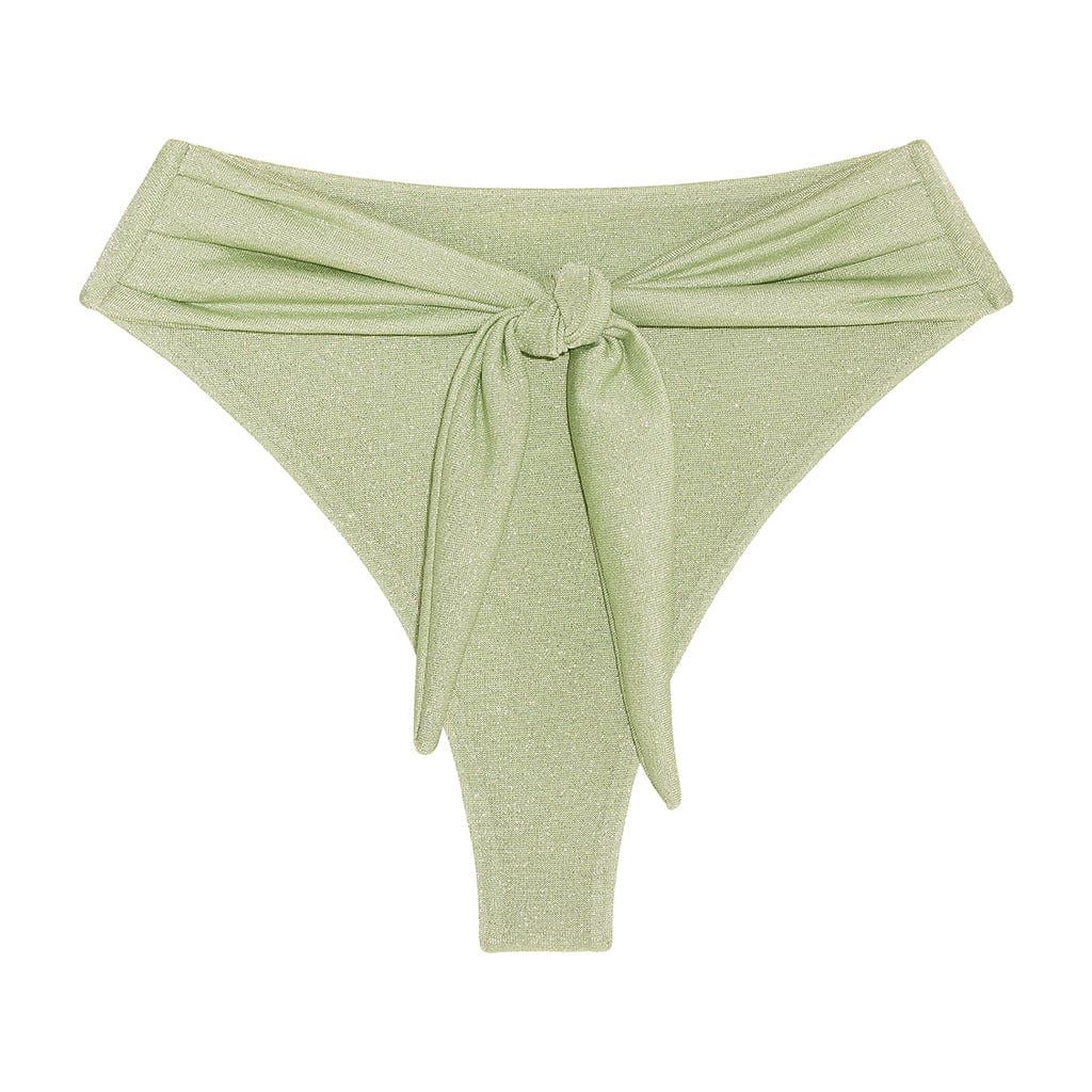 Jade Sparkle Paula Tie-up Bikini Bottom | Montce