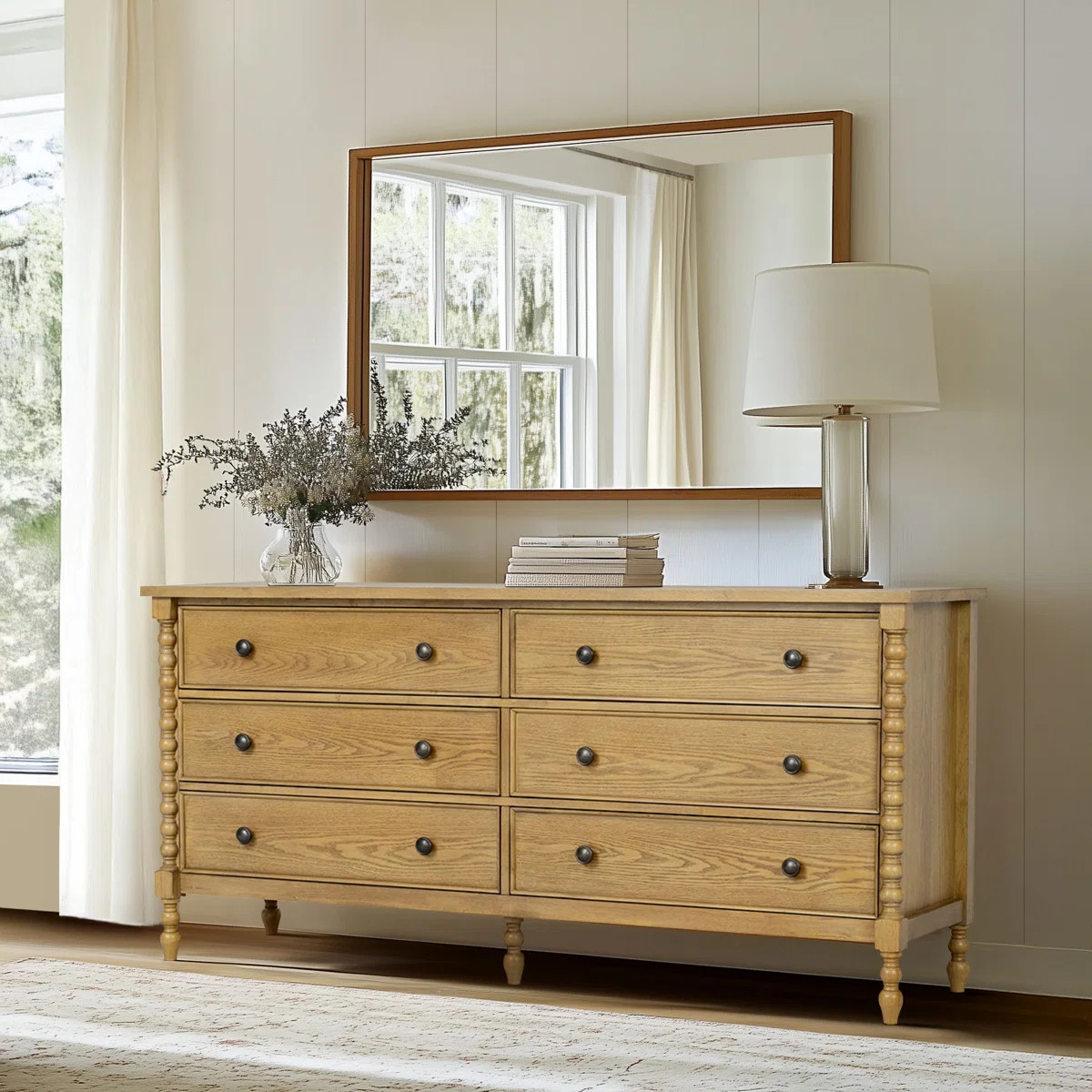 Beckett 6-Drawer Wood Large Dresser | Wayfair North America
