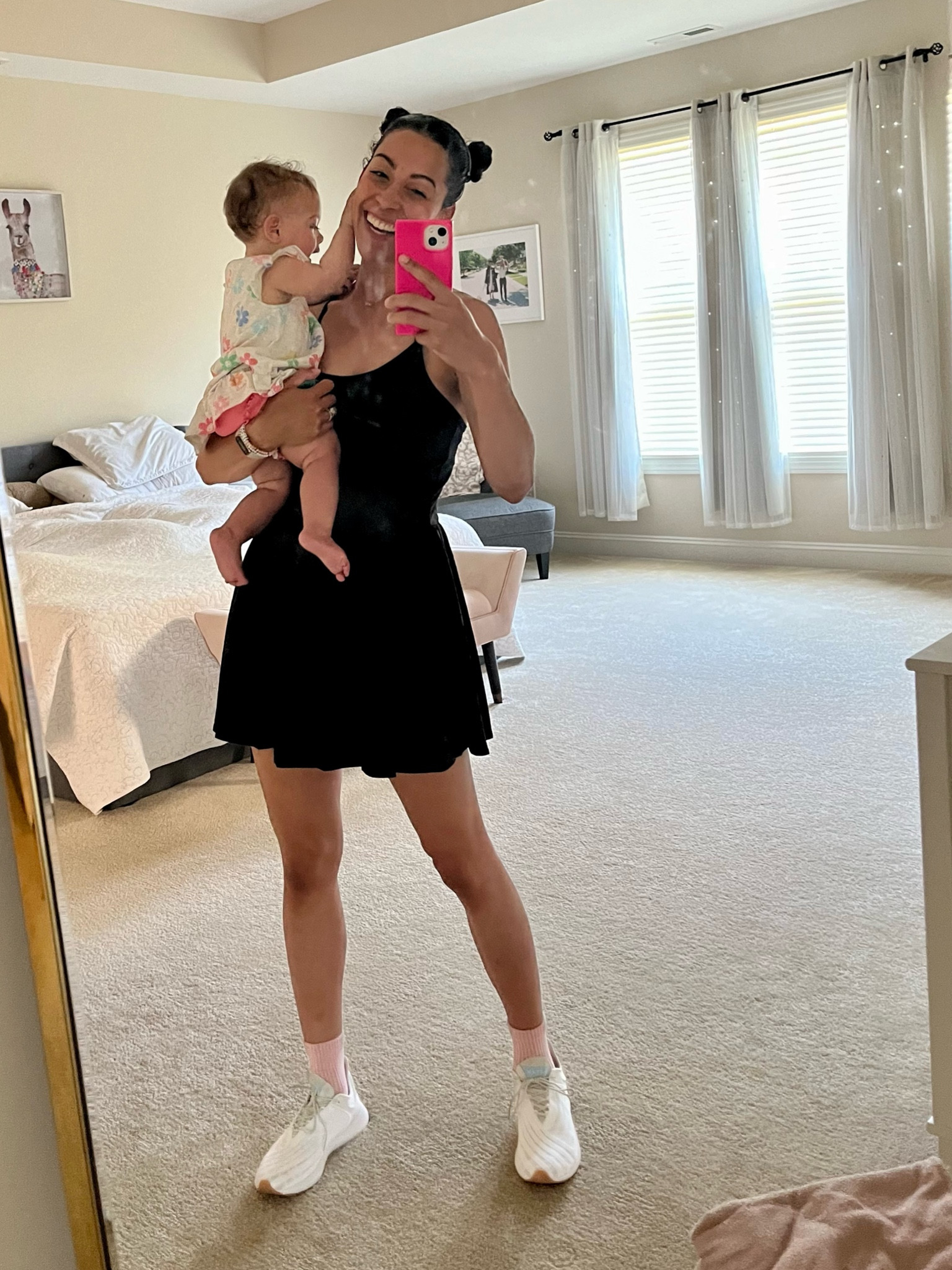 Splash pad birthday party in 95° weather, LFG! 💦 