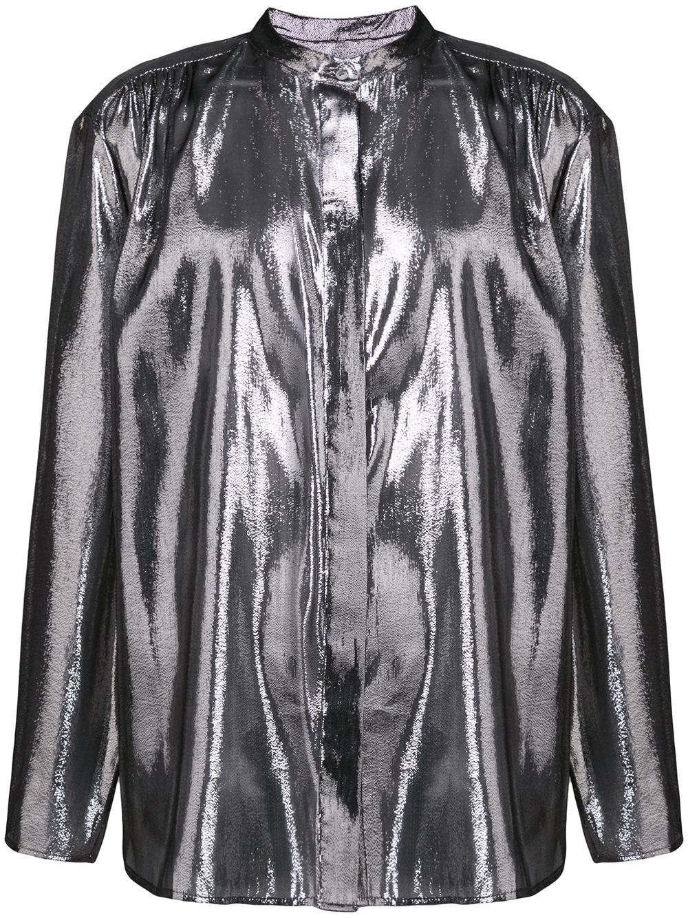 Nili Lotan Marliana blouse - Metallic | FarFetch US
