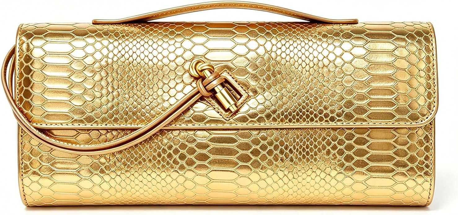Women's Woven clutch purse, Snake print purses,Crossbody Shoulder bag | Amazon (US)