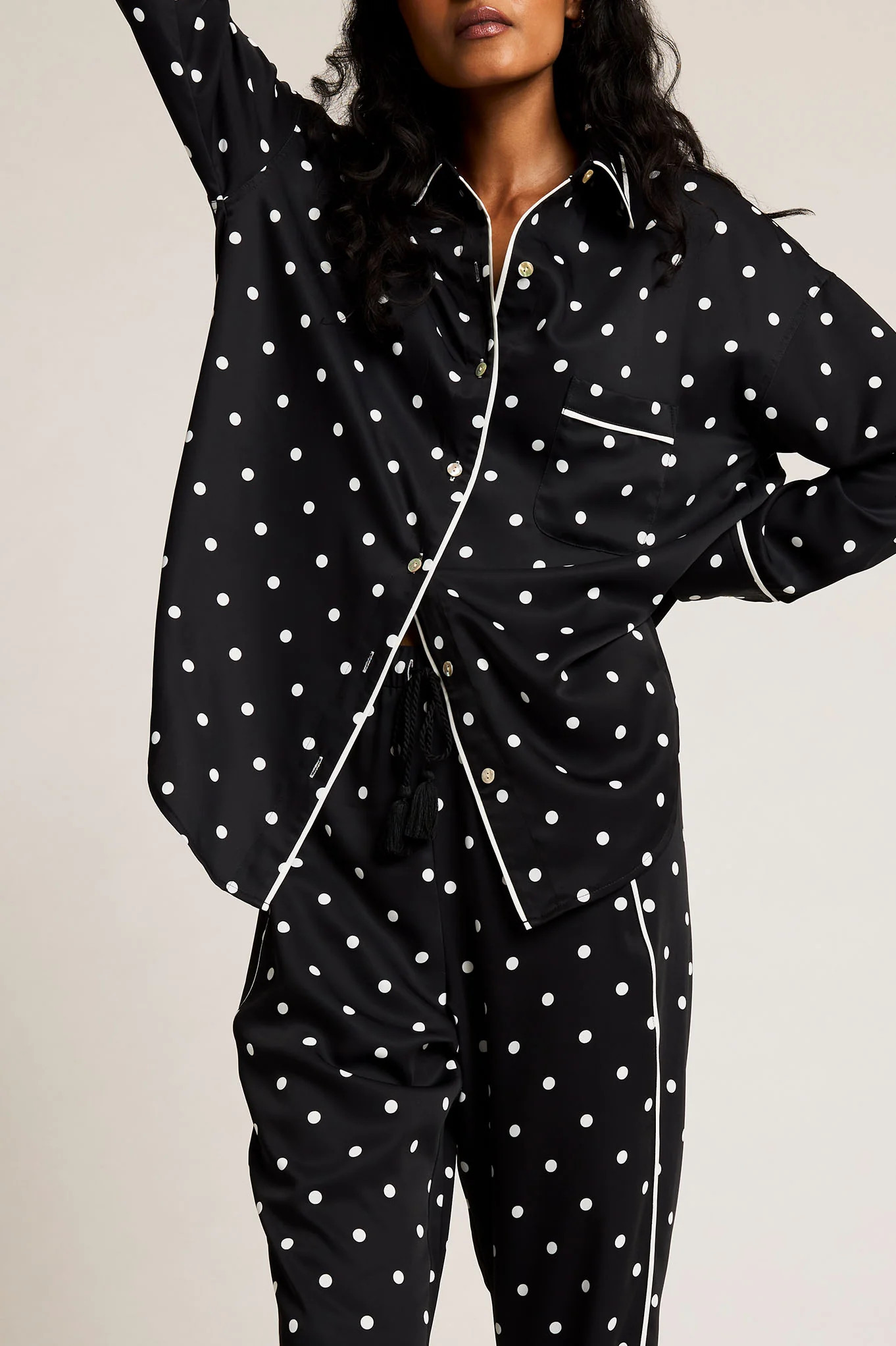 Supreme Shirt in White Dot | Negative Underwear