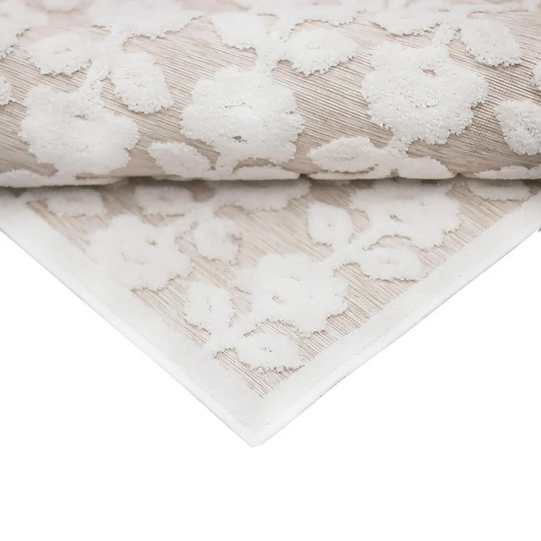 My Texas House Poppy 7'10" x 9'10" Driftwood Floral Indoor/Outdoor Rug | Walmart (US)