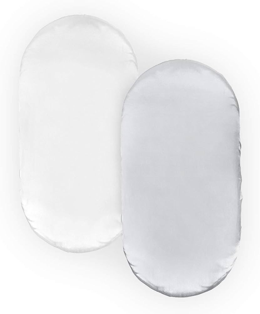 Pro Goleem Satin Bassinet Sheet 2 Pack Great for Baby Hair Soft Silk Feeling Sheet for Cradle or ... | Amazon (US)