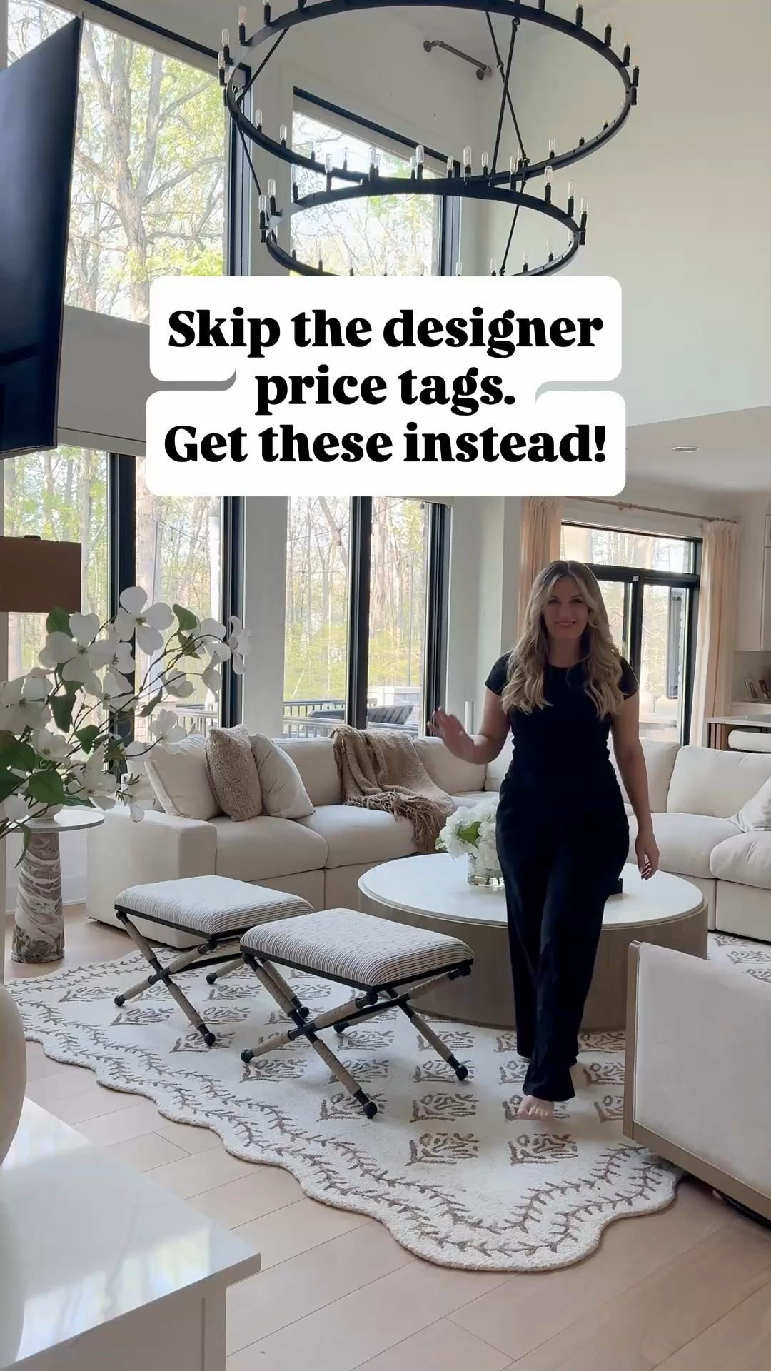 Designer home finds without the designer prices. Including my linen swivel chairs, affordable sectional, neutral rugs, 8 foot faux tree and more.

#LTKSaleAlert #LTKHome