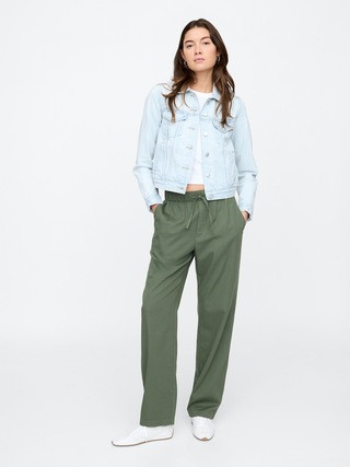 Mid Rise Easy Twill Pants | Gap Factory