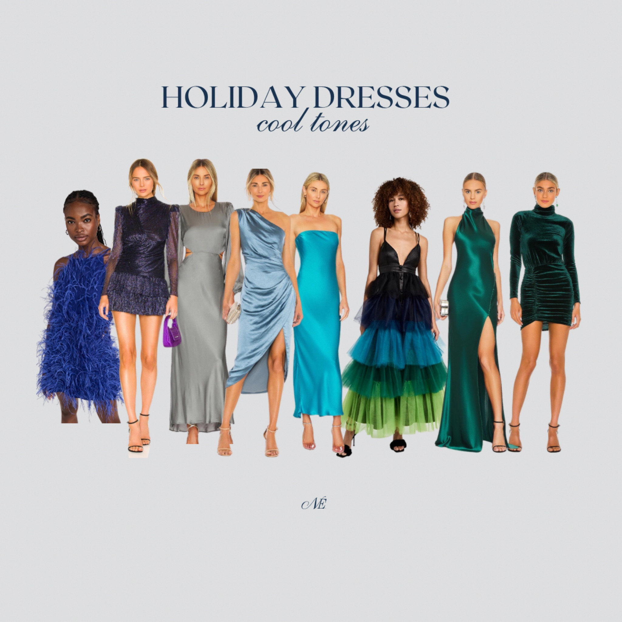 HOLIDAY DRESSES COOL TONES

#LTKHoliday #LTKstyletip #LTKSeasonal