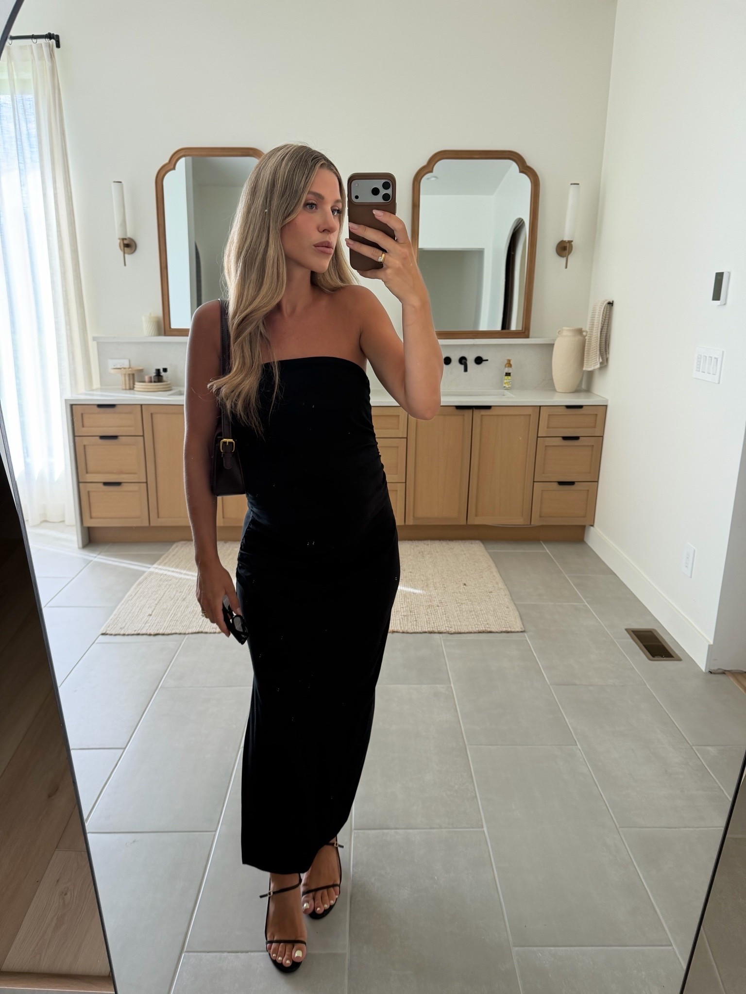 My exact dress is no longer being sold but I found a few similar options! The shoes are Commense and I loveee them! So simple and chic