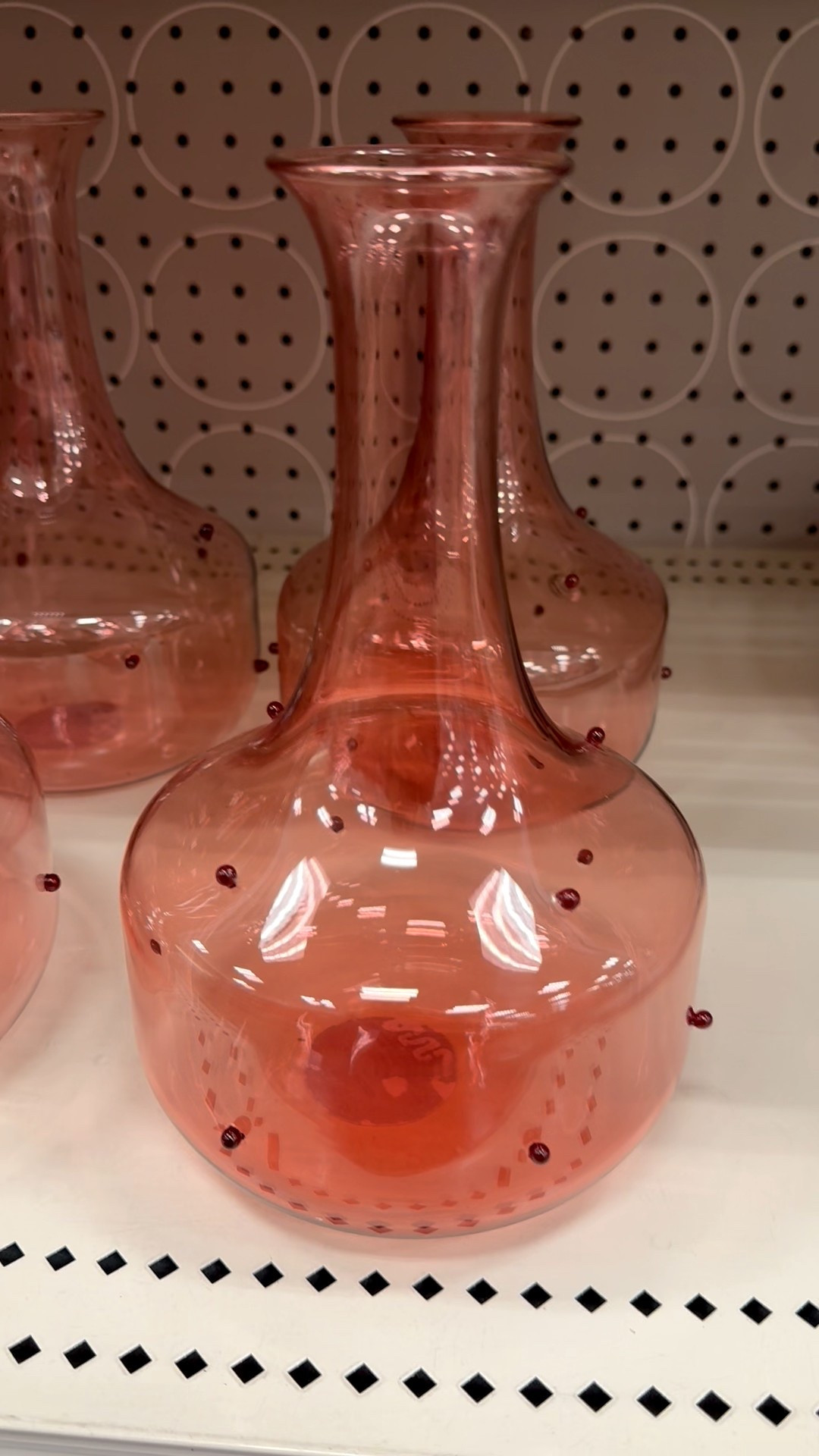 I’m loving the Valentine’s Day pink glasses collection, including this sweet decanter with raised red dots. 🩷❤️

This decanter would be perfect throughout the Valentine’s Day season on a sideboard, kitchen island, or as a unique bud vase.

And if you’re a mosaic artist, this glass piece would be fun to use in mosaic making but only if it broke on its own, first! 😉 For mosaic tips, tutorials + inspiration please visit my YouTube channel: YouTube.com/julieweilbacher. Follow @julieweilbacher on Instagram for all things mosaic art.

#glassdecanter #winedecanter #giftsforwinelovers #mocktailglass #valentinesdaydecor #galentinesday #valentinesdayparty #wetbar #brunchessentials #mosaic #target #hostingessentials #happyhourhosting #entertainingessentials

#LTKSeasonal #LTKHome #LTKFindsUnder50
