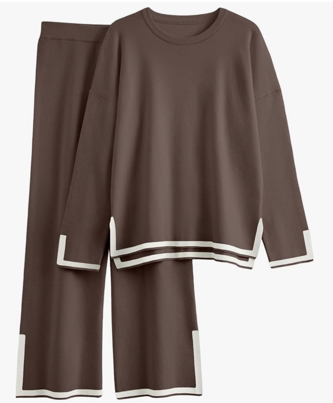 Women Fall 2 Piece Lounge Set Outfits Sweatsuits Long Sleeve Sweater Tops Wide Leg Pants

#LTKStyleTip #LTKSeasonal #LTKFindsUnder50