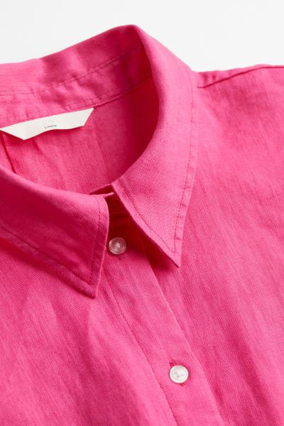 Oversized linen shirt | H&M (UK, MY, IN, SG, PH, TW, HK)