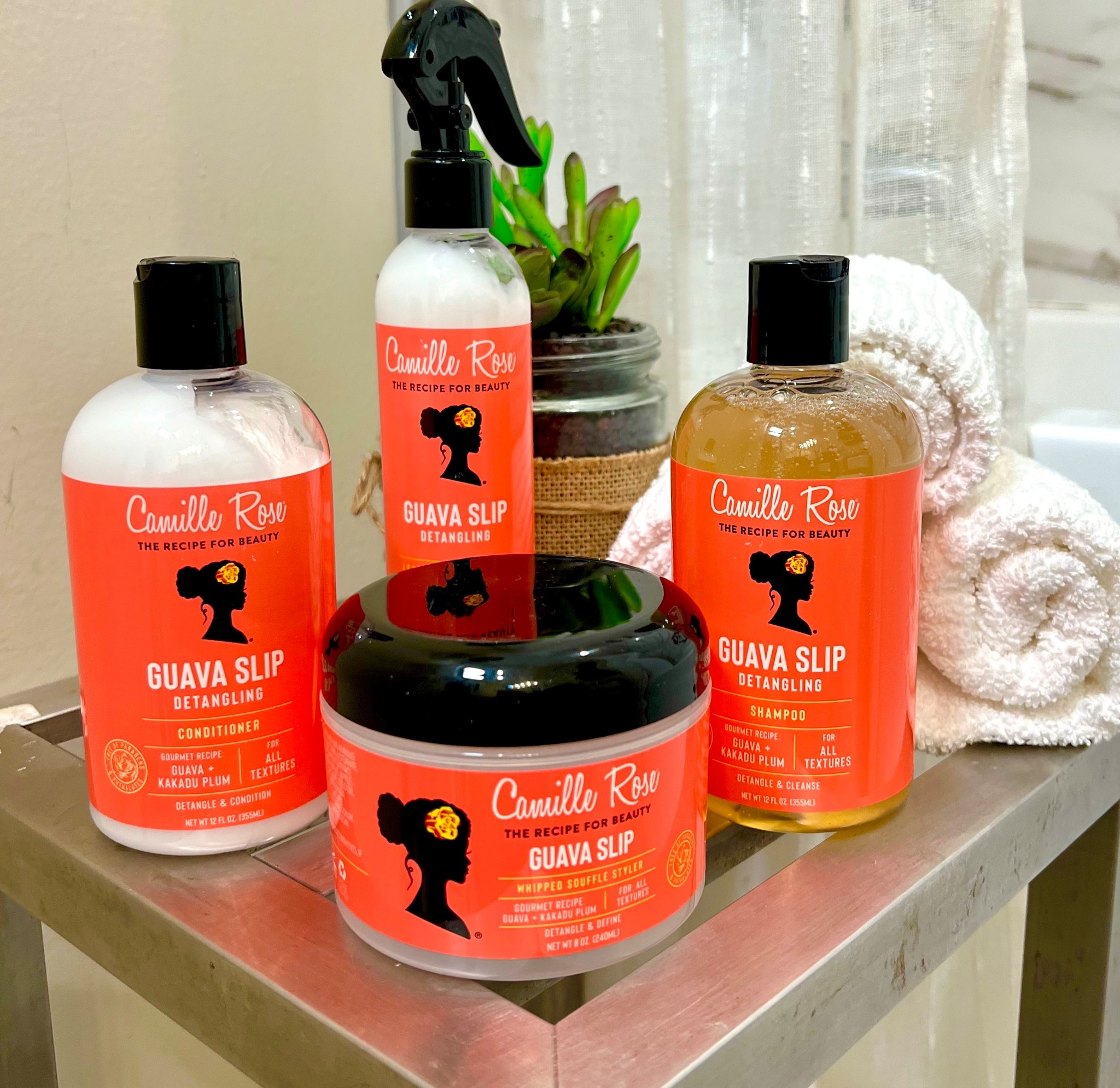 Camille Rose Guava Slip - Hair Care Line!!! The products give great slip for detangling and it smells so good!! #naturalhair #haircare #hairproducts 

#LTKBeauty #LTKOver40