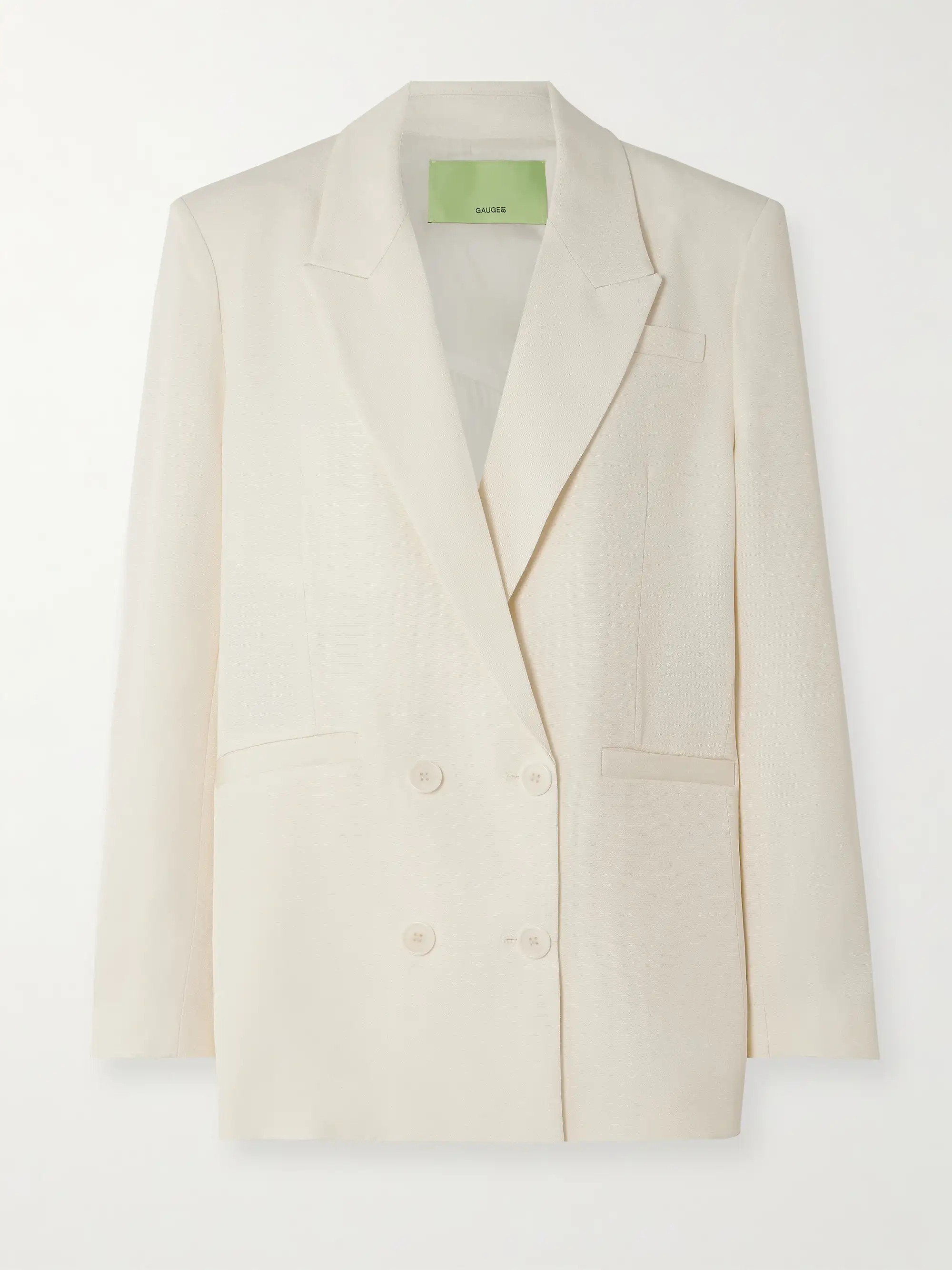 Vidal double-breasted grain de poudre blazer | NET-A-PORTER (US)