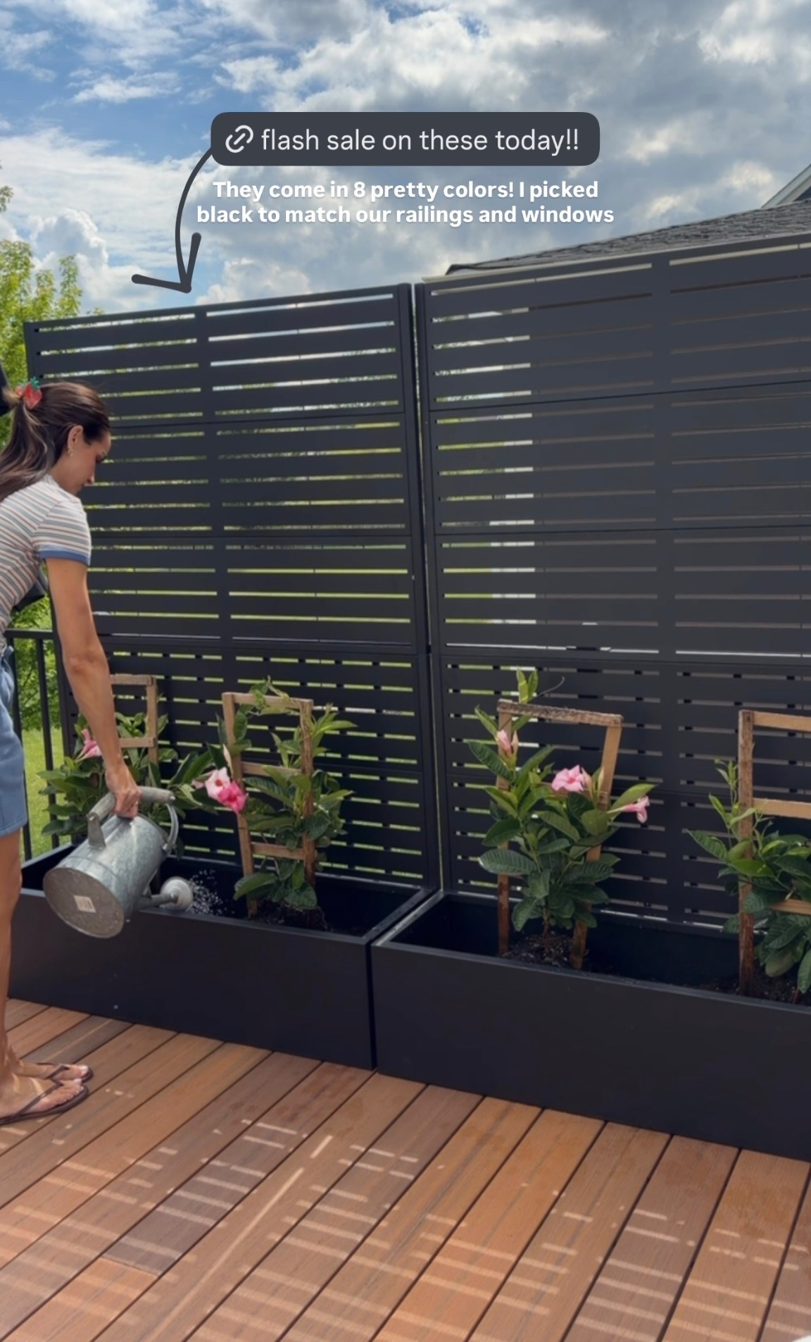 #ad | These box planters with the trellis come in 8 pretty colors! I picked black to match our railings and windows
@Wayfair #WayfairPartner #Wayfair

#LTKSaleAlert #LTKHome #LTKstorytime