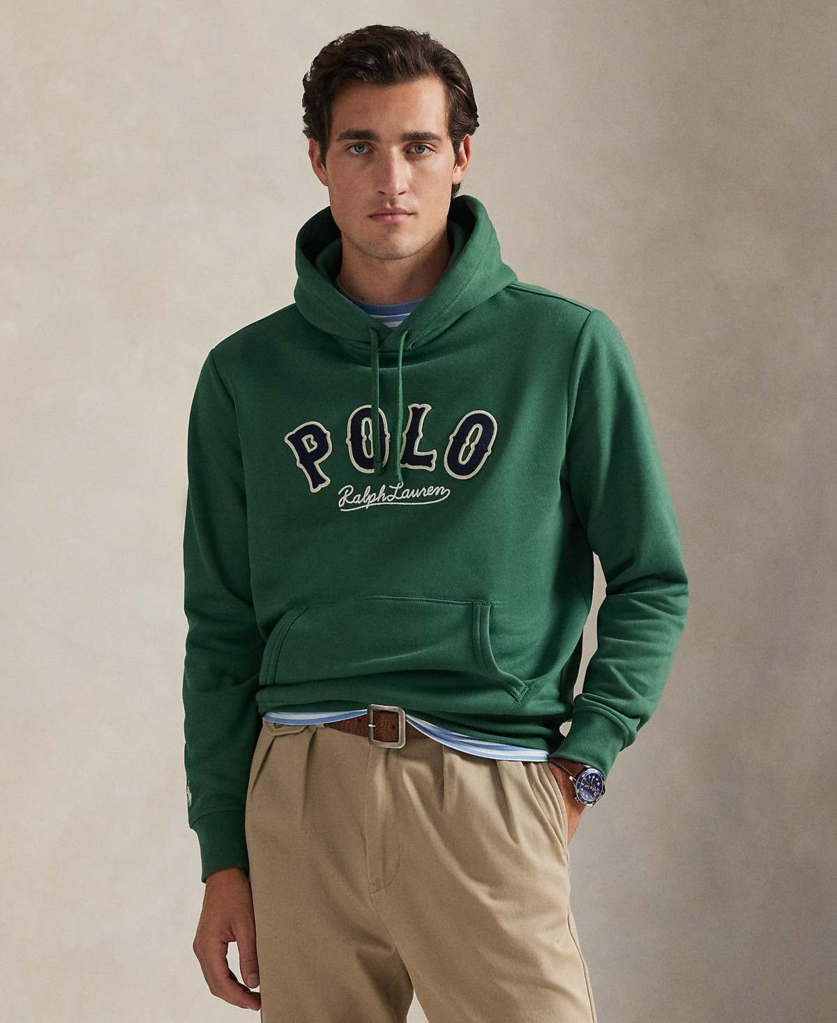Polo Ralph Lauren Men's Long Sleeves Graphic Print Sweatshirt - Verano Green | Macy's