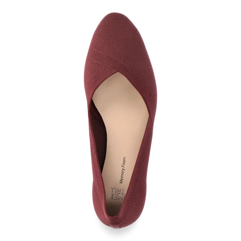 Time and Tru Women's Knit Ballet Flats, Sizes 6-11 | Walmart (US)