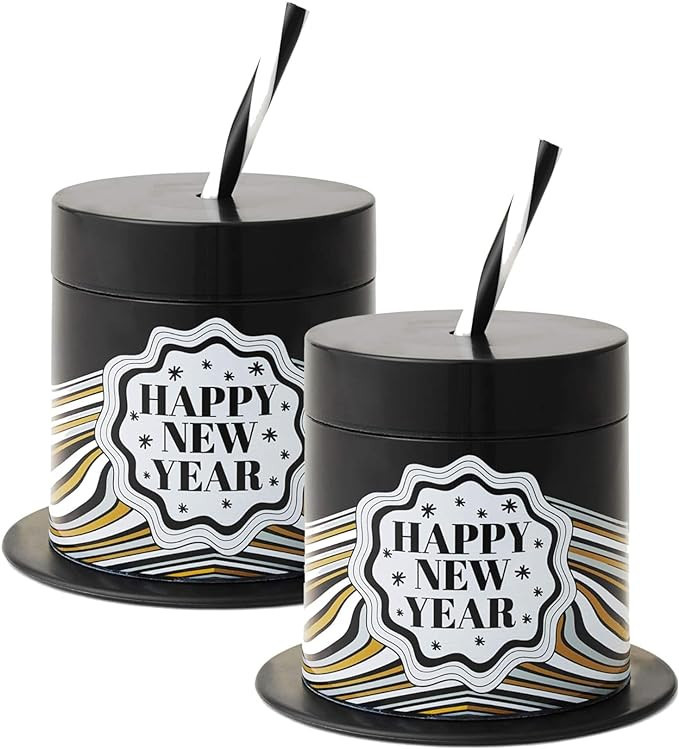 Packed Party Fun Novelty New Years Eve Hat Drink Sipper Bottles Cup, Holiday Decoration for Party... | Amazon (US)