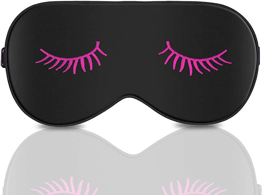 Eye Mask for Sleeping, Sleep Mask, Blindfold - Silk Sleeping Masks for Women Men with Adjustable ... | Amazon (US)