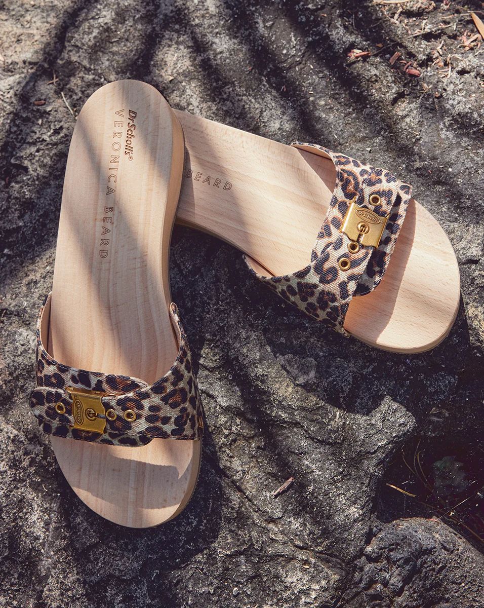 Original Leopard-Printed Slide Sandal | Veronica Beard
