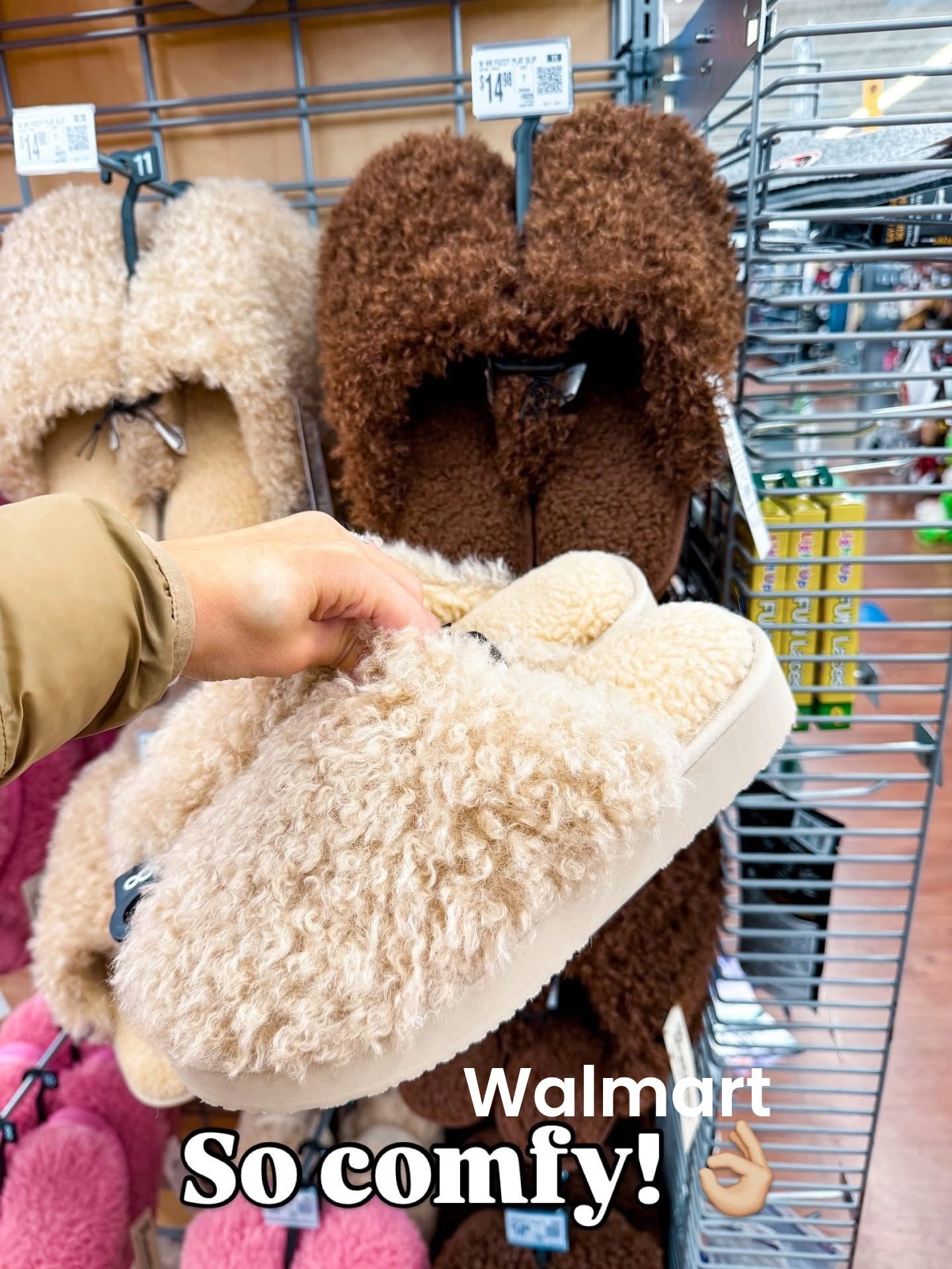Walmart cozy slippers 

#LTKFindsUnder50 #LTKFindsUnder100 #LTKSaleAlert