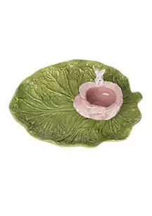 Transpac Transpac Ceramic Cabbage Chip & Dip Set of 2 Home Decorations Easter | Belk